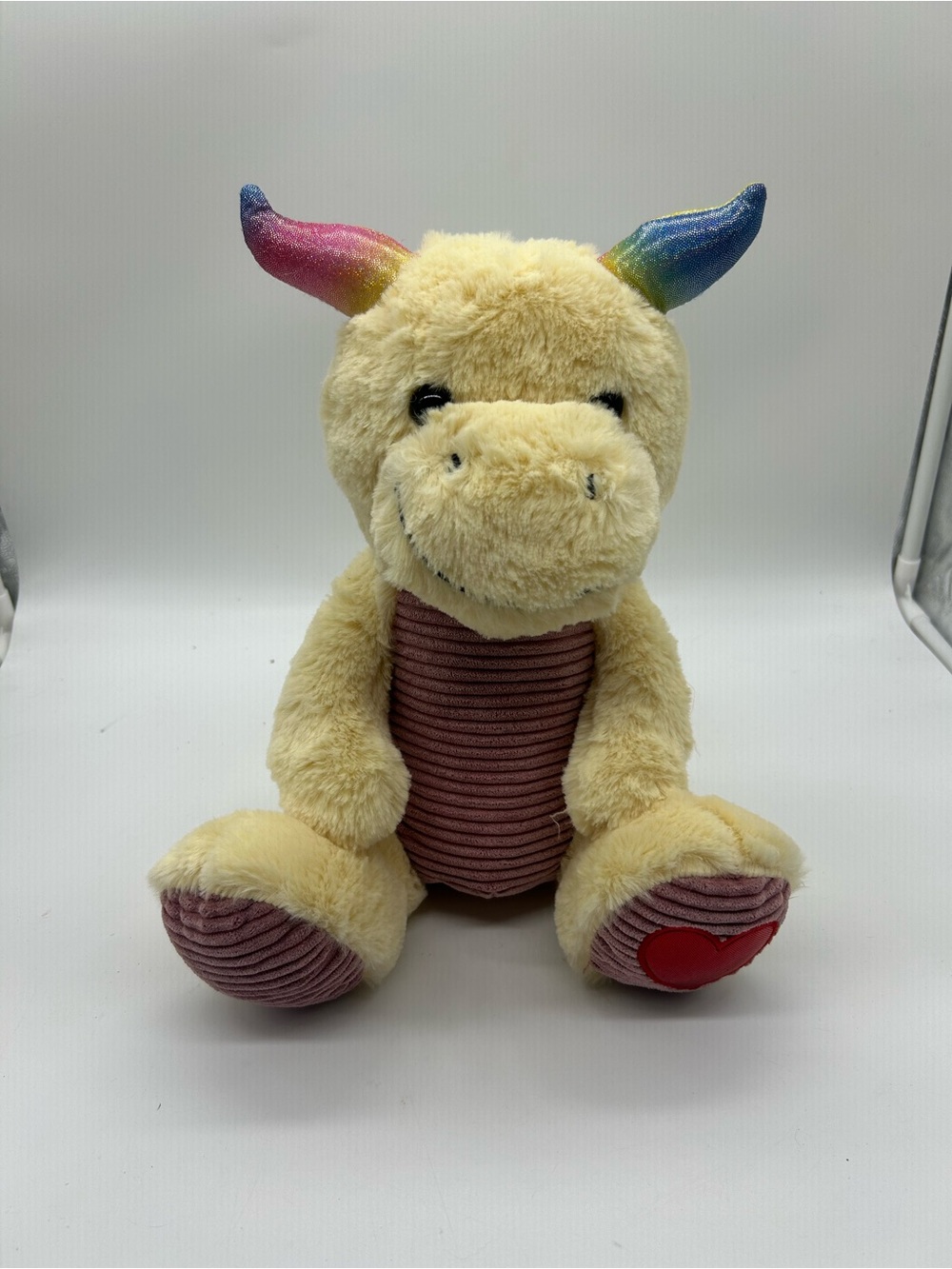 Destination Holiday Dragon Heart Plush 11” Stuffed Animal Toy